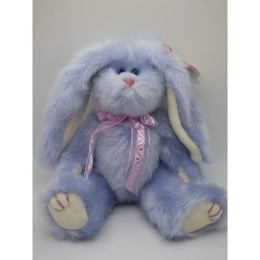 Ty Attic Treasures Azalea Purple Rabbit Bunny plush 1993, Retired w/ tags Easter